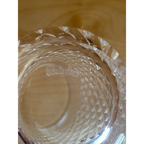 Set of 8 Vintage Waterford Alana Flat Tumblers 12 oz 4.5" H 1970s/80s Gothic Fon - Picture 13 of 13